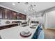 Kitchen with island, stainless steel appliances and bar seating at 20251 W Hadley St, Buckeye, AZ 85326