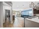 Open living space with modern decor, plenty of natural light, and hardwood floors at 20251 W Hadley St, Buckeye, AZ 85326