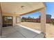 Covered patio with view of backyard and neighborhood at 25617 W St James Ave, Buckeye, AZ 85326