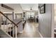 Open kitchen with tiled floors, breakfast bar seating and contemporary finishes at 4118 W Fallen Leaf Ln, Glendale, AZ 85310