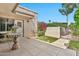 Charming backyard patio features mature plantings, a fountain and access to the house at 4525 N 66Th St # 85, Scottsdale, AZ 85251