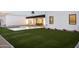 Beautiful modern backyard with a pool and outdoor dining area at 7001 E Joan De Arc Ave, Scottsdale, AZ 85254