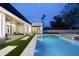 Stunning backyard pool with modern tiled spa and spacious outdoor living area at 7001 E Joan De Arc Ave, Scottsdale, AZ 85254
