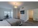 Bright main bedroom with a dedicated desk area and a closet at 10532 N 79Th St, Scottsdale, AZ 85258