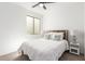 Bedroom with a neutral color scheme, comfortable bed, and bedside tables with lamps for a relaxing atmosphere at 1096 E Lodgepole Dr, Gilbert, AZ 85298