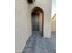 View of home's front door, pathway, and neutral colored exterior at 10984 N 164Th Dr, Surprise, AZ 85388