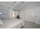 Bedroom featuring vaulted ceilings, a ceiling fan, and closet at 1146 E Rovey Ave, Phoenix, AZ 85014