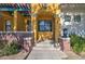 Charming entryway with brick detailing, modern light fixture, and an inviting entrance at 123 N Washington St # 16, Chandler, AZ 85225