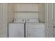 Convenient laundry room with a full-size washer and dryer at 123 N Washington St # 16, Chandler, AZ 85225