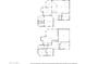 Two-story floor plan outlining the layout of both levels, including bedrooms, living areas, and garage at 1338 W Mountain View Dr, Mesa, AZ 85201