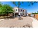 Spacious backyard with fire pit, perfect for outdoor gatherings and relaxation at 2489 E Sequoia Dr, Chandler, AZ 85286
