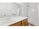 Clean bathroom with a shower-tub combo and a classic sink vanity at 25087 W Dove Gap Dr, Buckeye, AZ 85326