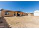 Large backyard with a covered patio provides ample space for recreation and relaxation at 30617 N 138Th Way, Scottsdale, AZ 85262