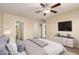 Neutral main bedroom with walk-in closet and ensuite bathroom at 30617 N 138Th Way, Scottsdale, AZ 85262