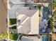 Aerial shot of a private backyard and neighborhood pools at 3445 E Pageant Pl, Gilbert, AZ 85297