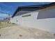 View of the garage and side yard of the home at 3722 W Michelle Dr, Glendale, AZ 85308