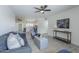 Bright and inviting living room with stylish decor and an open flow to the kitchen for easy living at 3722 W Michelle Dr, Glendale, AZ 85308