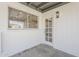 Covered patio boasts a window to the interior at 3722 W Michelle Dr, Glendale, AZ 85308