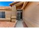A welcoming front entryway with a decorative security door, providing both style and security at 3971 N 151St Ln, Goodyear, AZ 85395