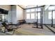 Bright gym with weight rack, bench, squat rack and mirrors at 4535 E Navigator Ln, Phoenix, AZ 85050