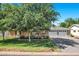 Charming brick home with a well-manicured lawn, mature trees, and a two-car garage at 4634 E Wilshire Dr, Phoenix, AZ 85008