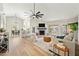 Bright and airy living room with modern furniture and an open floor plan at 4902 E Golden St, Mesa, AZ 85205