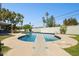Backyard pool with diving board at 6800 E Exeter Blvd, Scottsdale, AZ 85251