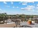 Balcony view with seating, and stunning mountain view in the background at 6803 E Main St # 5503, Scottsdale, AZ 85251