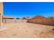 Spacious backyard with potential for customization and landscaping to create your dream outdoor space at 8879 W Cameron Dr, Peoria, AZ 85345