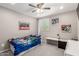 bedroom featuring neutral walls, carpeting, and a ceiling fan at 11127 E Tripoli Ave, Mesa, AZ 85212