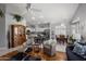 Open-concept living space with a kitchen, dining, and living area at 17611 W Ingleside Dr, Surprise, AZ 85374