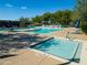Community pool and spa with ample seating and shaded areas for relaxation at 1805 W Dusty Wren Dr, Phoenix, AZ 85085