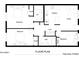 This floor plan shows the three bedrooms, living room, and kitchen of this home, with 818 square feet at 18202 N Cave Creek Rd # 122, Phoenix, AZ 85032