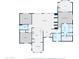 Detailed floor plan showcasing the layout of the home, including bedrooms, bathrooms, and living spaces at 20900 N Vista Trl, Surprise, AZ 85387
