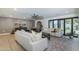 Bright living room with sliding glass doors and modern decor at 3029 E Elm St, Phoenix, AZ 85016