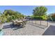 Outdoor patio featuring a stone table and chairs, perfect for entertaining at 3029 E Elm St, Phoenix, AZ 85016
