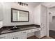 Bathroom with granite countertop, undermount sink, and custom wood cabinetry at 3302 N 7Th St # 344, Phoenix, AZ 85014