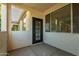 Private covered patio area with a door leading inside at 3302 N 7Th St # 344, Phoenix, AZ 85014