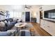 Comfortable living area with a contemporary couch, stylish decor, and plenty of space at 338 W Encanto Blvd, Phoenix, AZ 85003