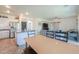 Open concept living and dining area with kitchen and living room view at 3788 E Sexton St, Gilbert, AZ 85295