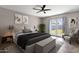 Comfortable main bedroom with private access to the backyard and plenty of natural light at 4216 N 20Th St, Phoenix, AZ 85016
