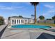 Spacious backyard featuring a beautiful pool, a basketball court, and a landscaped yard at 4216 N 20Th St, Phoenix, AZ 85016