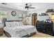 Serene bedroom featuring a large bed, stylish decor, and ample natural light at 5320 E Thomas Rd, Phoenix, AZ 85018