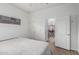 Comfortable bedroom with a view to a dining room through a door, offering a unique layout at 6940 E Cochise Rd # 1027, Paradise Valley, AZ 85253