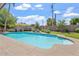 Backyard showcasing a sparkling pool, lush landscaping and green grass, perfect for outdoor enjoyment at 735 E Northern Ave, Phoenix, AZ 85020