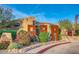 Spa and Wellness center with desert landscaping and signage for amenities like pool and jacuzzi at 9013 E Shooting Star Dr, Gold Canyon, AZ 85118