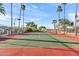 Well-maintained community tennis court, a great amenity for active residents at 9221 N Camino Vista Ln, Phoenix, AZ 85028