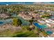 Aerial view of the lake and community pool at 2245 Leisure World --, Mesa, AZ 85206