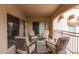 Furnished balcony providing an inviting outdoor retreat at 16801 N 94Th St # 2056, Scottsdale, AZ 85260