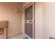 Neutral color exterior with tan accents to the metal screen door at 16801 N 94Th St # 2056, Scottsdale, AZ 85260